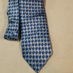 John Ashford Tie in Blue & Silver!  #128
